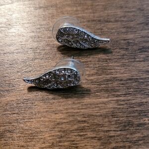 Ee Silver Wing Stud Earrings